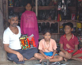 Nepali shoemaker